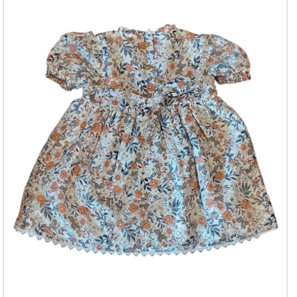 NWT Max Studio Baby Knit Cardigan, Dress, Beret, And Slippers Set ~sz 6-9M - Picture 4 of 10